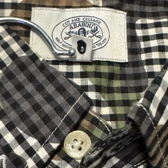 BAPE ABABINI LS SHIRT SIZE XL - Picture 9 of 10